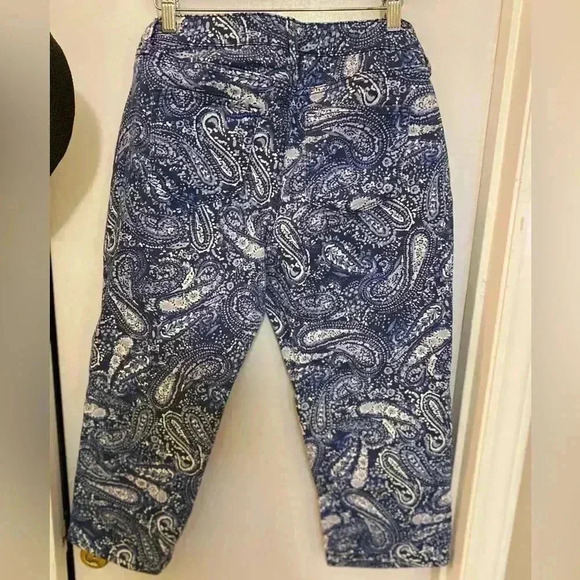 NWT Croft & Barrow paisley capris - Picture 1 of 8